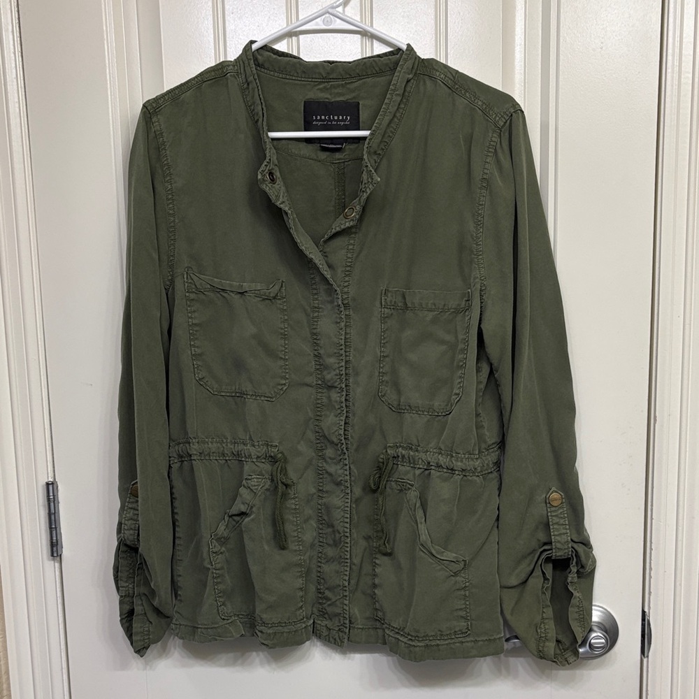 Sanctuary Olive Green Utility Jacket for Women